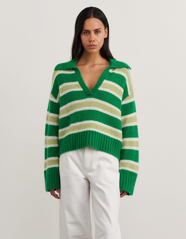 Jag - Lily Collared Knit