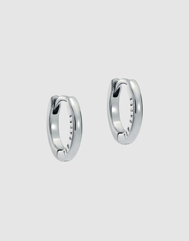 Ted Baker - Crislie Logo Hoop Earrings 12mm