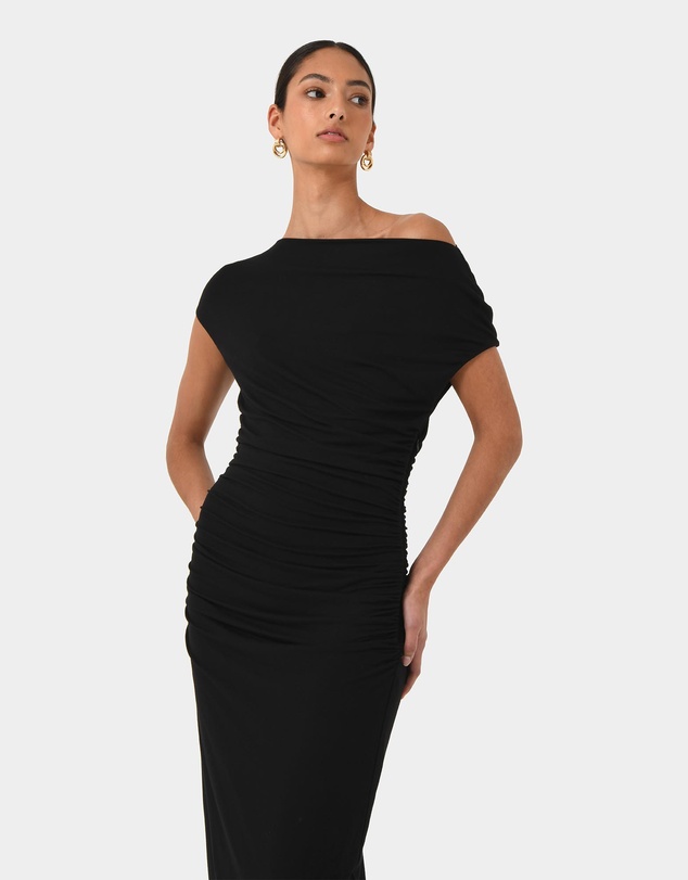 Forcast - Mia Ruched Jersey Dress