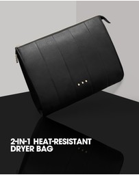 ghd - heat-resistant hair dryer bag & mat