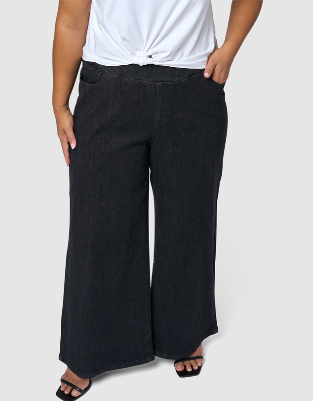 Indigo Tonic - Luxe Wide Leg Comfort Waist Jean