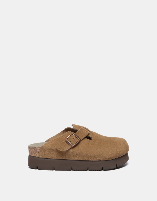 EVERAU - EverAU Ugg Brooklyn Platform Cow Suede Upper Clogs