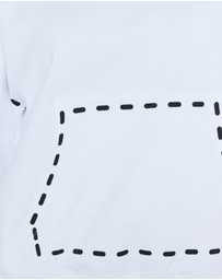 ALEXANDRA - Dashes Jumper White