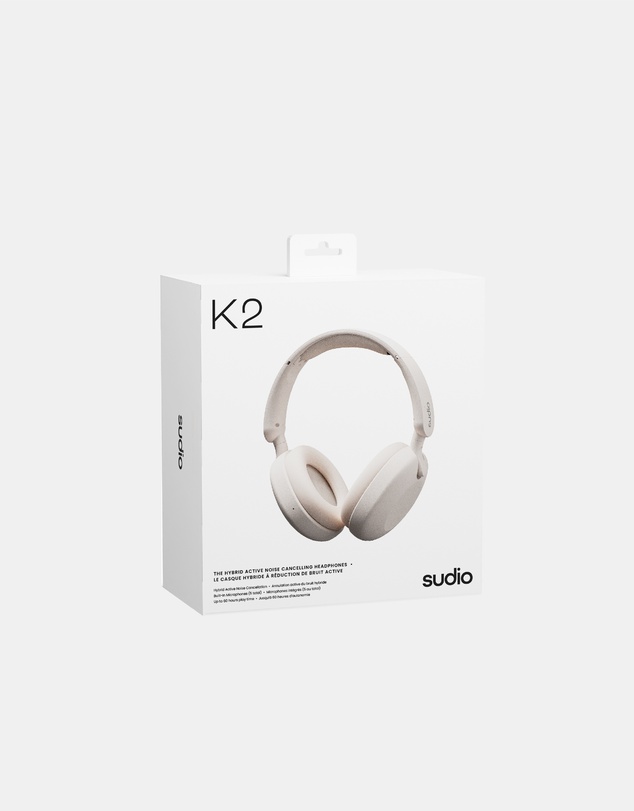Sudio - K2 - Over-Ear Hybrid ANC Headphones, Noise Cancelling, Dual Mic
