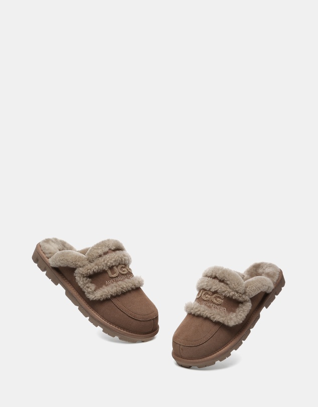 EVERAU - Australian Shepherd Ugg Rilee Cow Suede Upper House Shoes