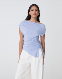 Forcast - Keeley Bamboo Split Hem Top