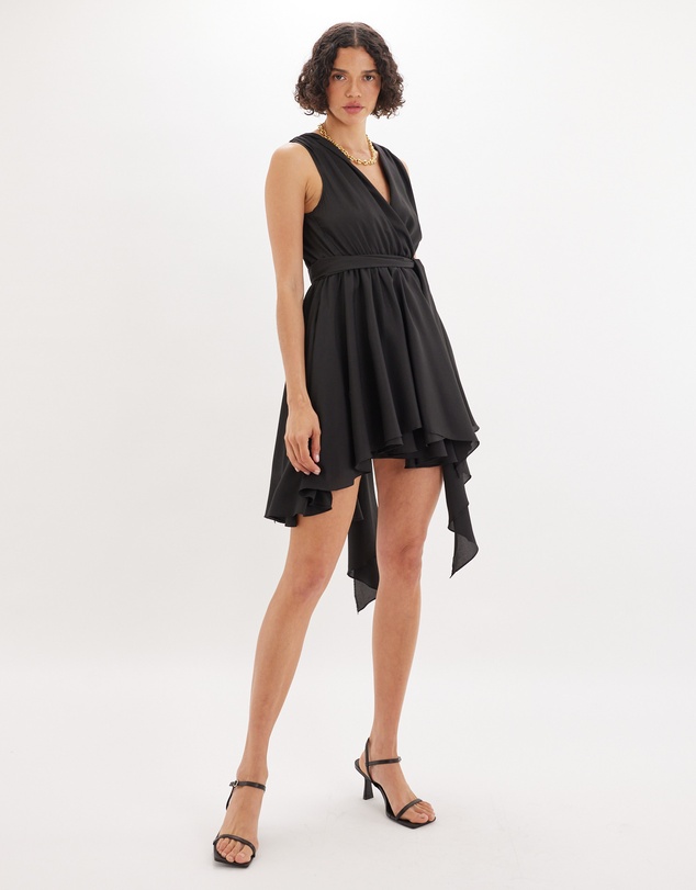 Amelius - Aimee Asymmetric Wrap Dress