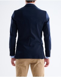 3 Wise Men - 3 Wise Men Huxton Cotton Blazer - Navy