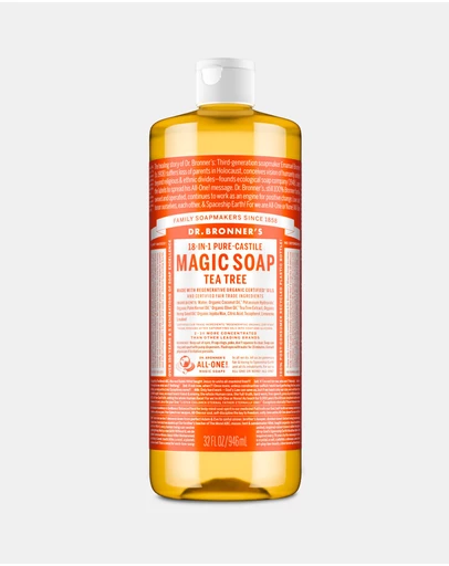 Dr Bronner's - Pure Liquid Castile Soap Tea Tree 946ml