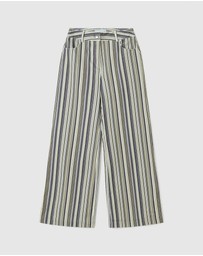 Laagam - Holly Corduroy Striped Pants