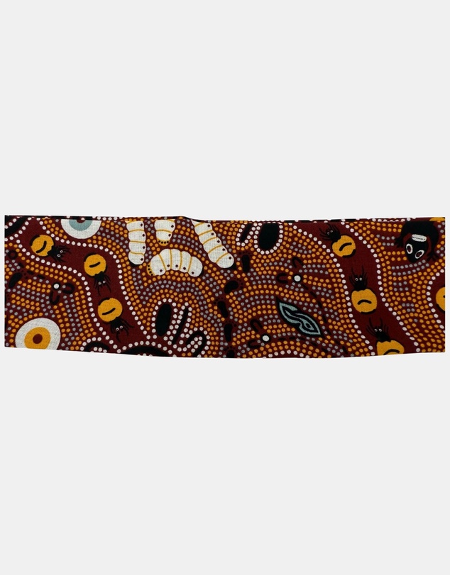 Jacaru - Jacaru 1674 Cotton Scarf Bush Tucker (Aboriginal design)
