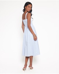 Petal & Pup - Kinslee Midi Dress - Blue