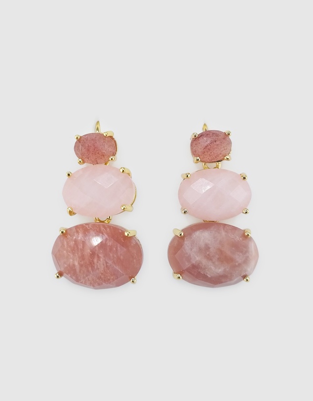 Miz Casa and Co - Cleo Gemstone Studs Earrings