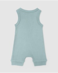 WITH LOVE FOR KIDS - BASICS Ribbed Romper - Babies