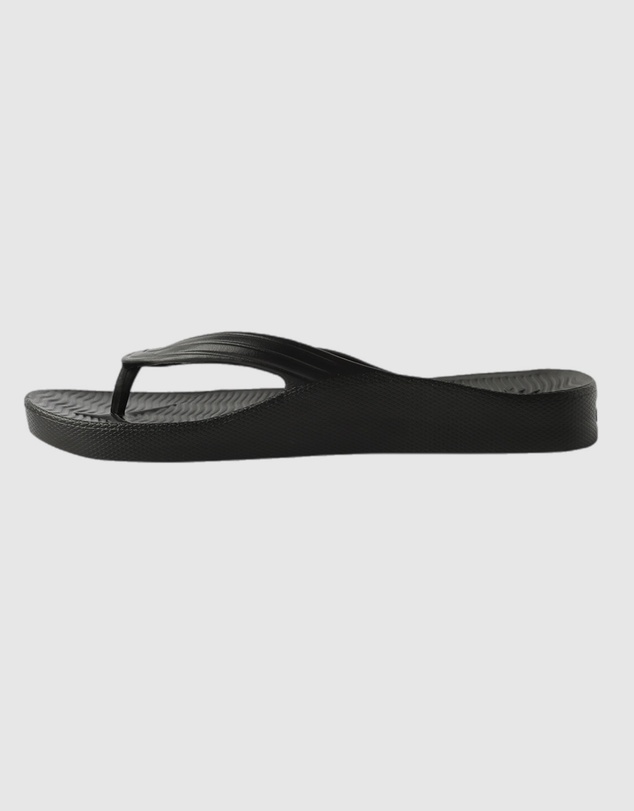Tolu Australia - Black Thongs With Arch Support