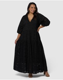 Something 4 Olivia - Katrina Broderie Maxi Dress