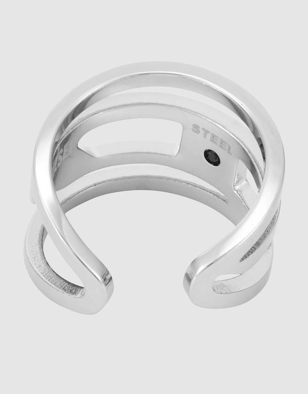 Diesel - Ear Cuff Silver Tone Earring