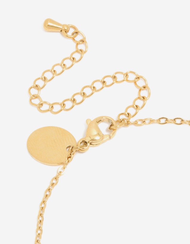 Lovisa - Waterproof Gold Plated Stainless Steel April Cubic Zirconia Birthstone Bracelet