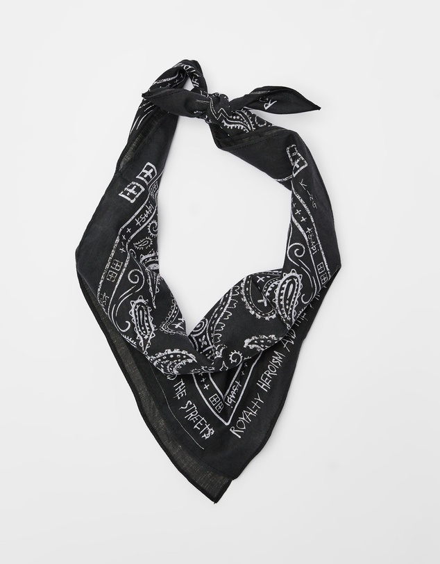 Ksubi - Ghosted Bandana Black/White