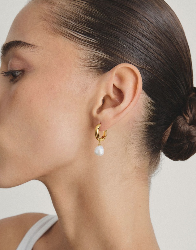 THOMAS SABO - THOMAS SABO Hoop earrings pearl