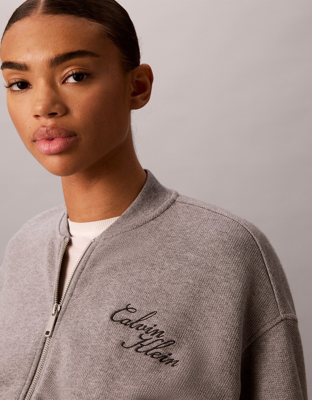 Calvin Klein Jeans - Textured Fleece Zip Jacket
