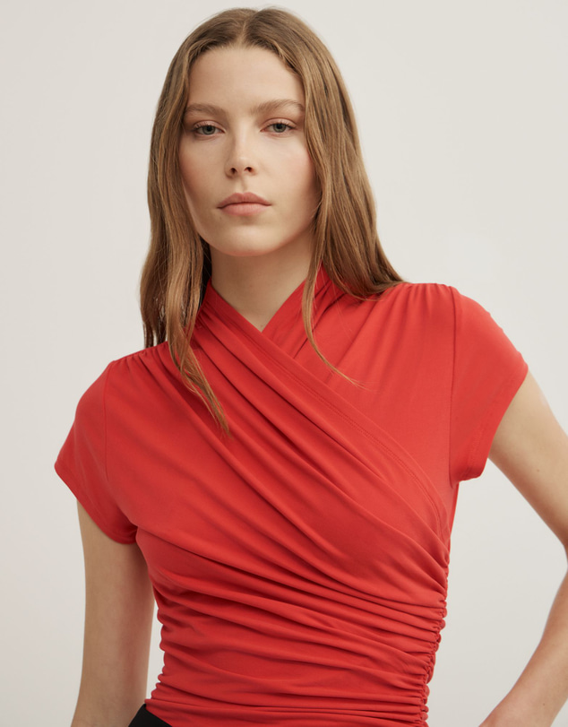 Witchery - Wrap Cap Sleeve T-shirt
