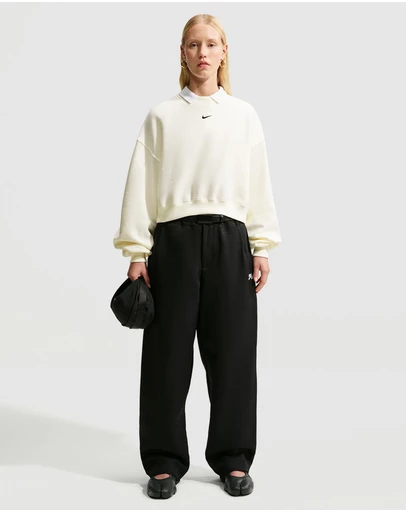 Nike - Studio Fleece Medium Weight Oversized Cropped Crew