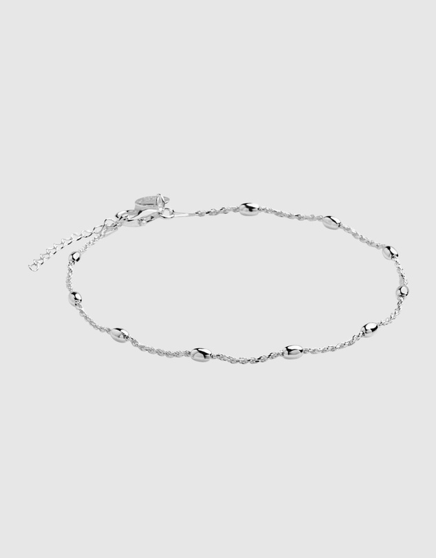 Najo - Cassiopeia Silver Anklet  (23cm+ext)