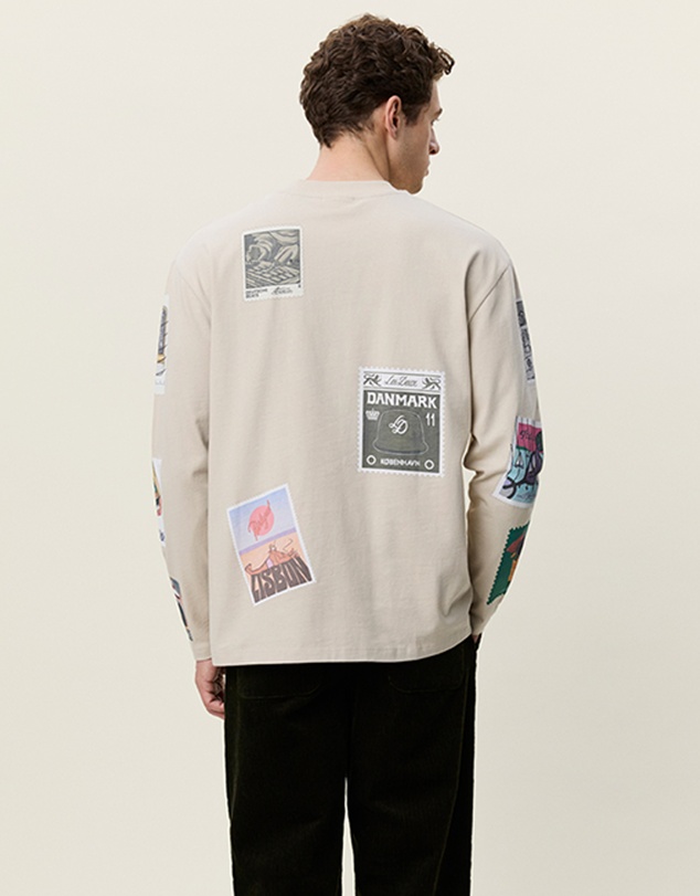 Les Deux - Stamp LS T-Shirt