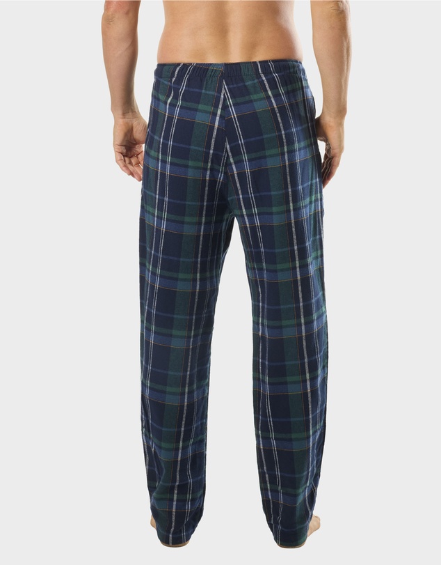 Mitch Dowd - Mens Ice Tea Flannel Sleep Pants - Mid Blue
