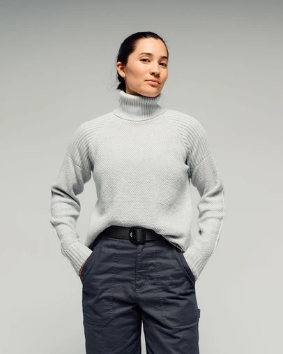 Kathmandu - Retreat Merino Blend Roll Neck Pullover