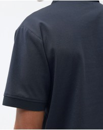 AERE - Open Collar Jersey Polo