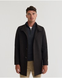 Oxford - Dunbar Herringbone Wool Coat