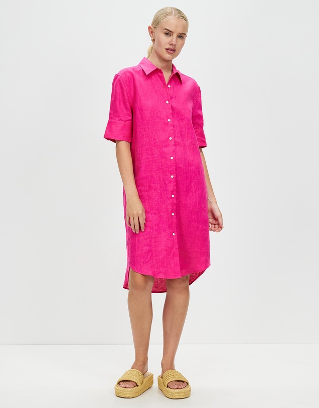 White By FTL - Hettie Shirt Dress