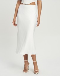 Revibe - Repaired CHANCERY Merrie Slip Midi Skirt - AU 10