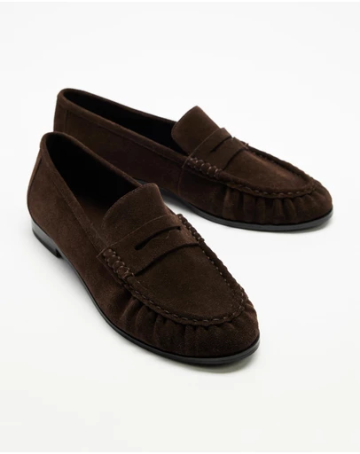 Atmos&Here - Luna Suede Loafers