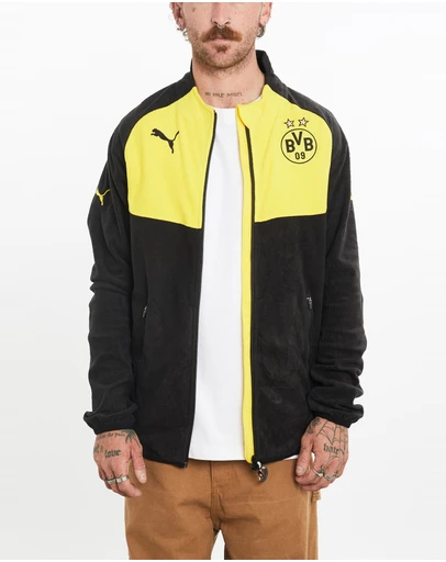 Vintage by The Real Deal - Pre Loved - Vintage Puma BVB Borussia Dortmund Football Fleece Jacket