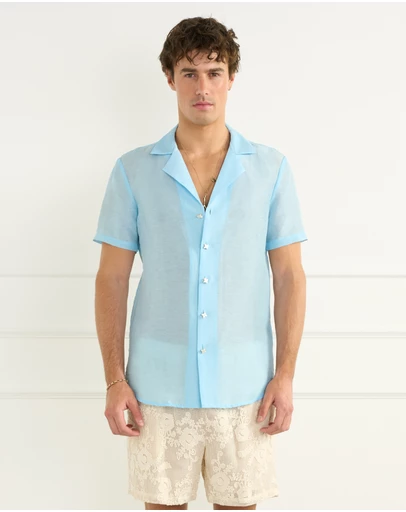 Aqua Blu Australia - Aciano Jean Short Sleeve Shirt