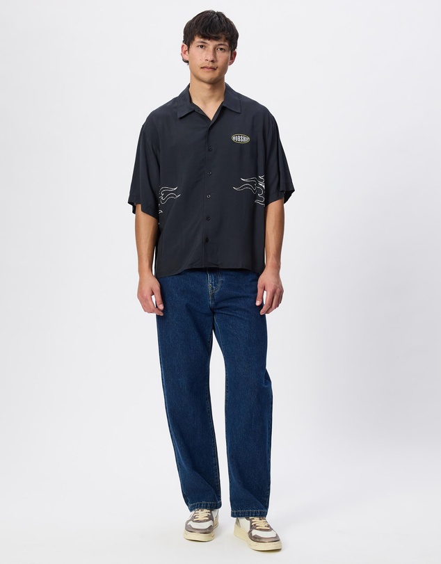 Worship - Tropical Heat Crop Bowling Shirt