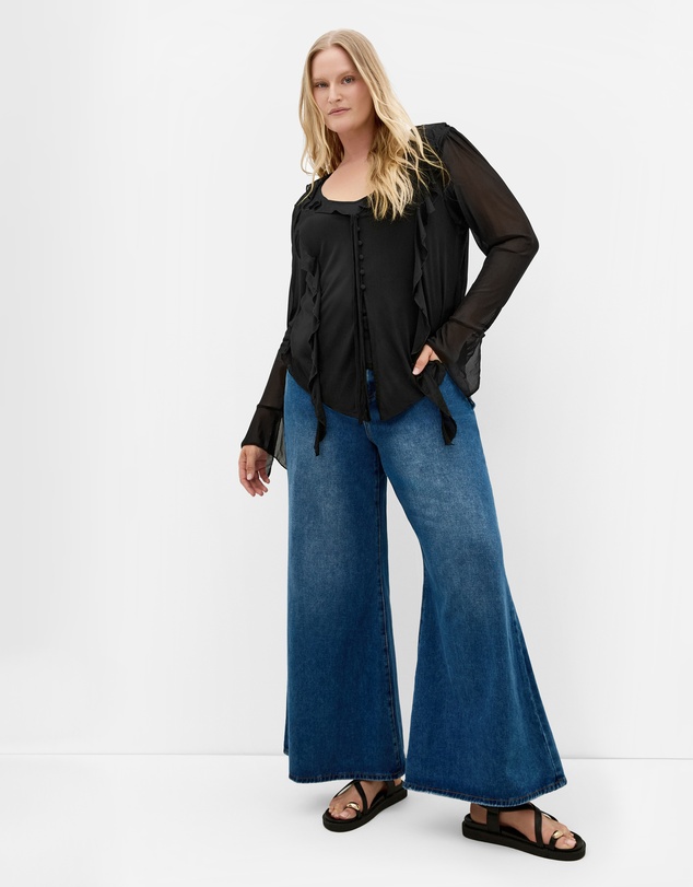 City Chic - Vivid Mesh Top