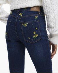 Desigual - Floral denim pants