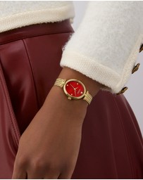 GUESS - Guess Ruby Ladies Gold Tone Analogue Watch