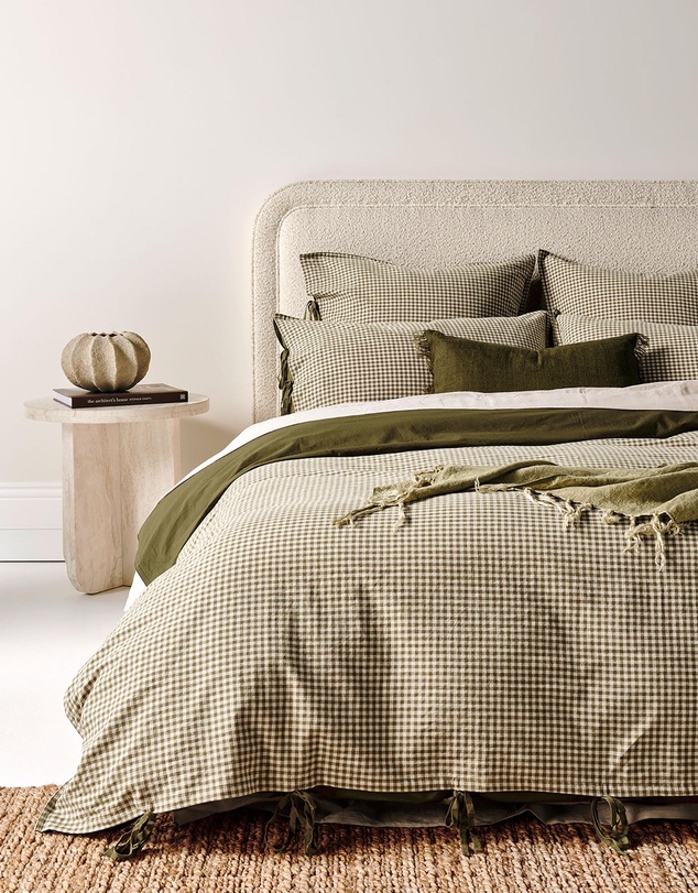 Aura Home - Mini Gingham Quilt Cover