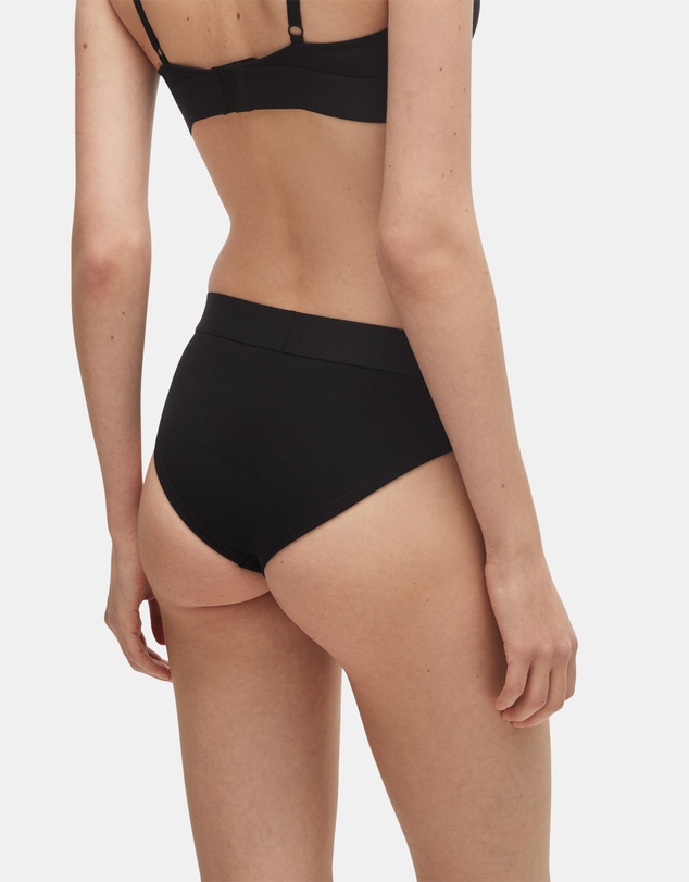 HUGO - Stretch-cotton regular-rise briefs with logo label
