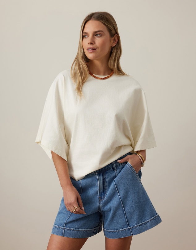 Ceres Life - Lucy Relaxed Sleeve Tee