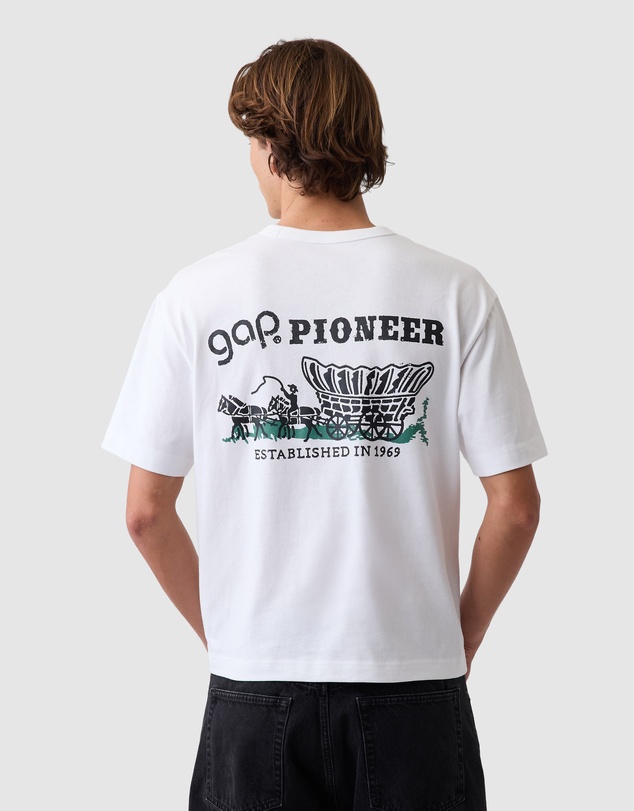 GAP - JPN IE SS Heavy Gap Pioneer T-Shirt