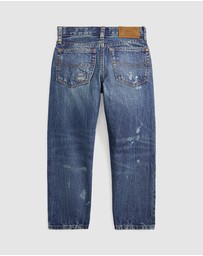 Polo Ralph Lauren - Lynwood Relaxed Fit Distressed Jeans - ICONIC EXCLUSIVE - Kids
