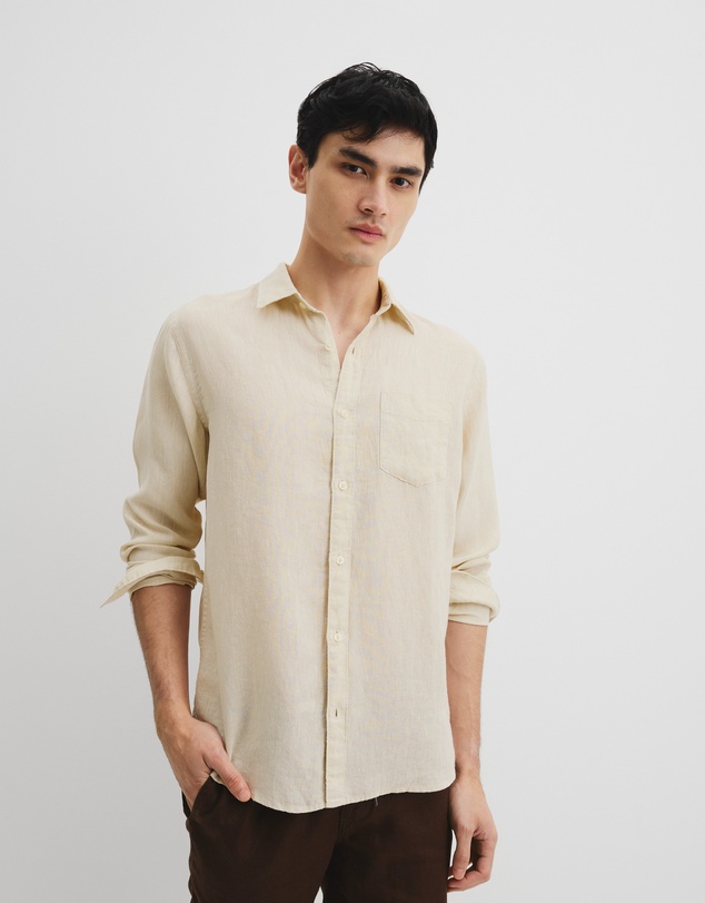 Country Road - Organically Grown Linen Regular Fit Shirt