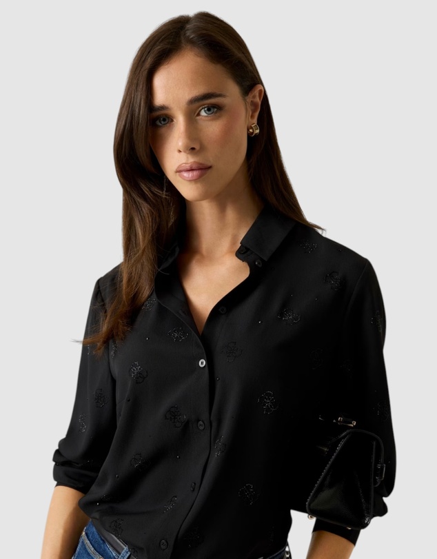 GUESS - Flore Logo Hotfix Shirt