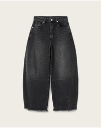 AllSaints - Payton Barrel Leg Denim Jeans